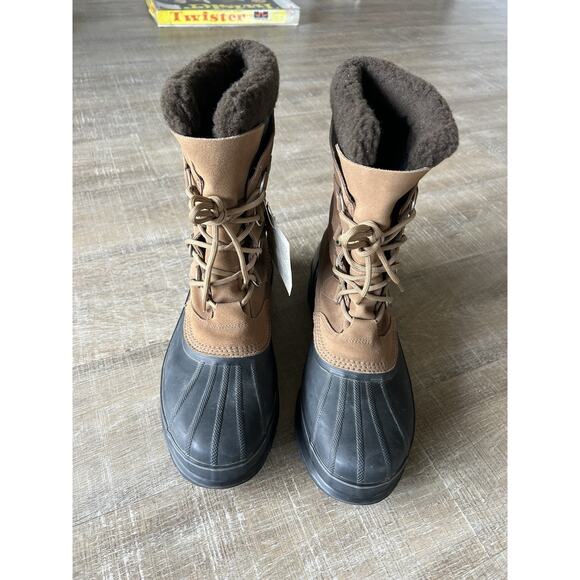 Sorel Ice Pac Winter Boots Men’s 13 Waterproof Leather Removable Felt Liner NWT main image 11